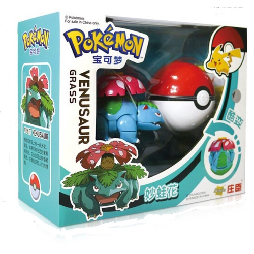 Brinquedo Boneco Pokémon Dentro Da Pokebola Articulado