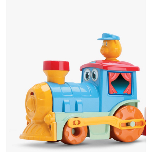 Locomotiva Trem Grande Trilhos 5 Vagões Brinquedo Infantil no Shoptime