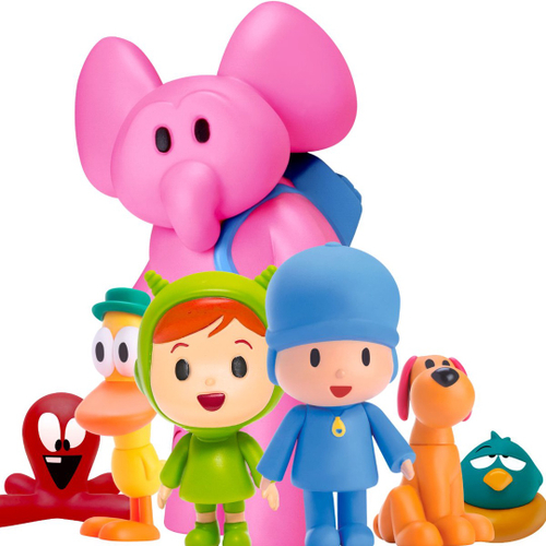 Boneco Pocoyo De Vinil Macio Desenho Infantil - Cardoso - Boneco