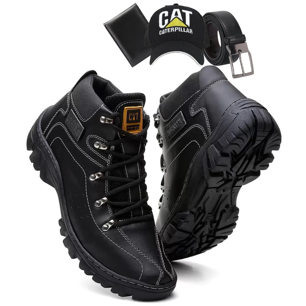 Bota Adventure Caterpillar Masculina Em Couro Marfim na Americanas Empresas