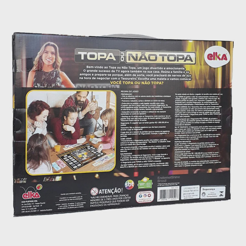 Jogo Divertido Topa Ou Não Topa Elka