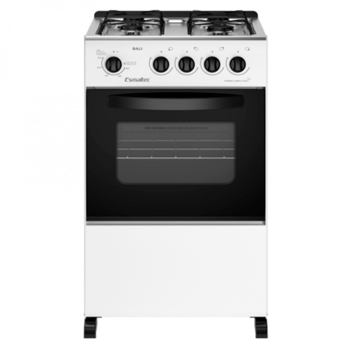 Fogão Esmaltec 4 Bocas Bali Manual Forno Limpa Fácil 53,2L