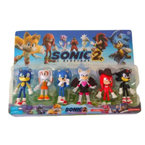 Kit Sonic Com 6 Bonecos e Seus Amigos Diverão Irmão Presente Infantil  Crianças Natal em Promoção na Americanas