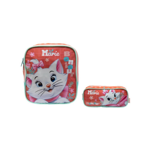 Kit Escolar Menina Gata Marie Mochila + Lancheira + Estojo - Loja Zuza  Brinquedos