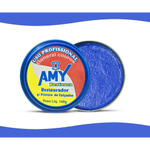 Graxa Para Sapato Azul Restaurador Profissional Amy 140G