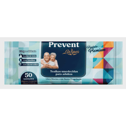 Toalha umedecida adulto prevent wipes C/50 unidades sem álcool é boa?