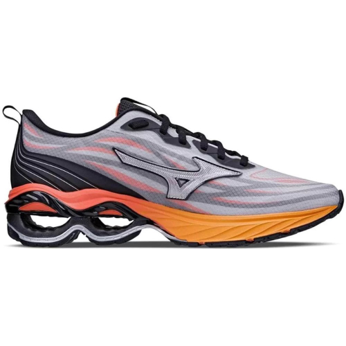 Tenis mizuno preto e hot sale laranja