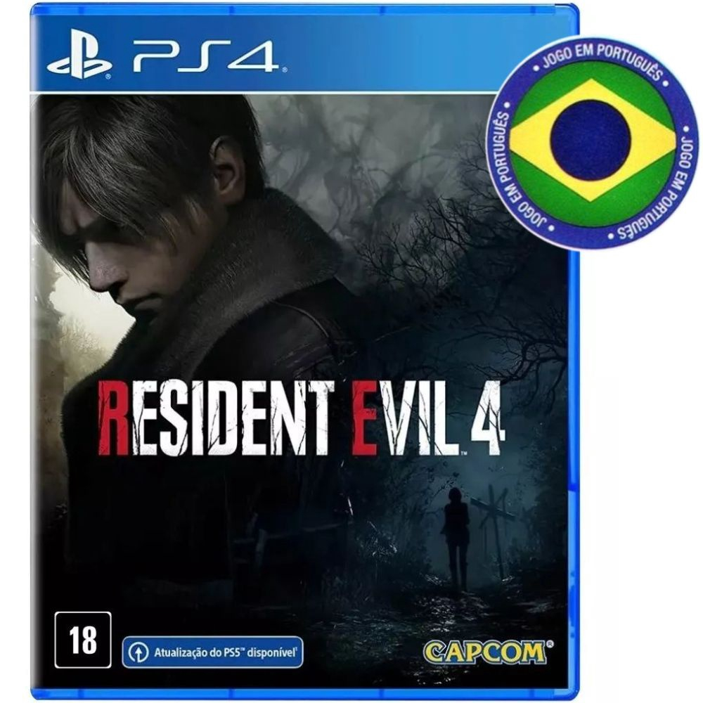 Resident Evil 4 Remake PS4 Mídia Física Dublado em Português Playstation 4  em Promoção na Americanas