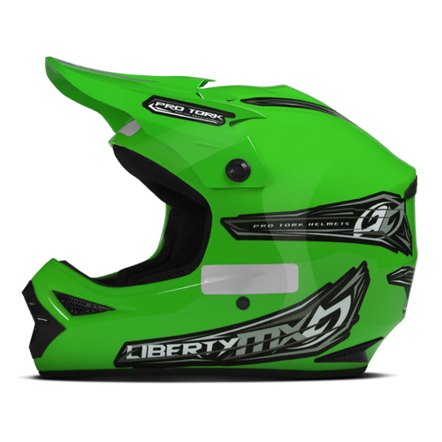 Capacete Motocross Infantil Lançamento Menino Menina Pro Tork