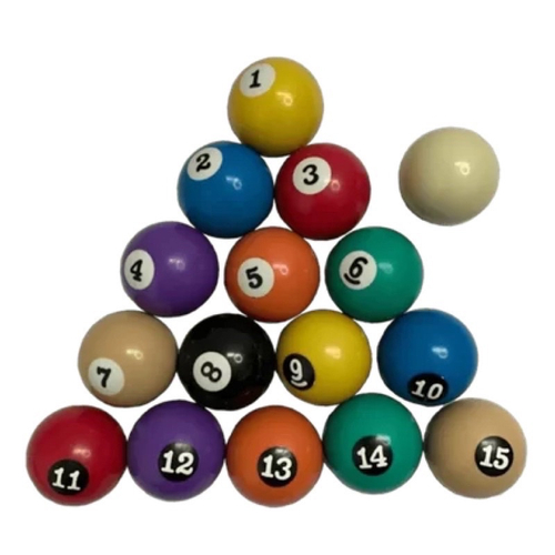 Jogo De Bolas Bilhar Sinuca Snooker 50mm + Bege 54mm