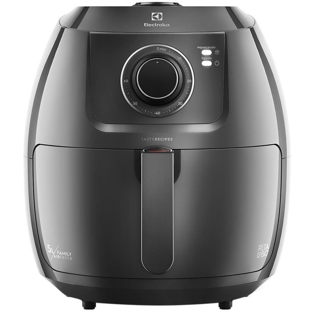 Fritadeira Sem Óleo Electrolux Air Fryer EAF50, 5 Litros, Grafite 110V ...