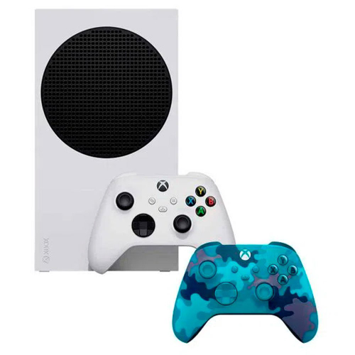 Console Xbox Series S Controle Branco e Controle Xbox