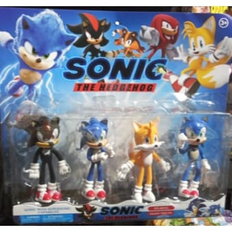 Kit Sonic com 4 Bonecos 12 cm em Promoção na Americanas