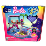 Conjunto Blocos De Montar Menina Mega Construx Exploração De Golfinhos - Acompanha Duas Micro Bonecas Barbie Color Reveal E Acessórios Lancha Barco Praia - 121 Peças - Mattel Brinquedos