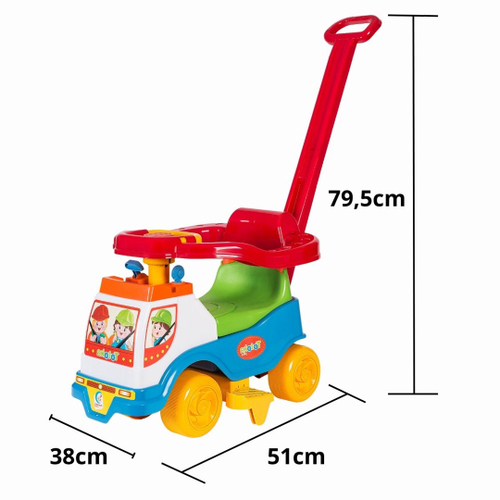 Motoca Infantil Bebe Carrinho Totokinha Plus Azul Cardoso no Shoptime