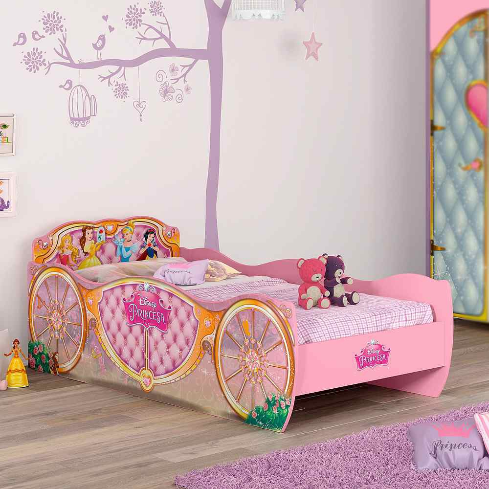 Mini Cama Infantil Barbie Dreamtopia 7A Rosa Pura Magia