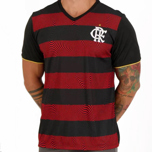 Camiseta Braziline Flamengo Schoolers Masculina em Promoção na