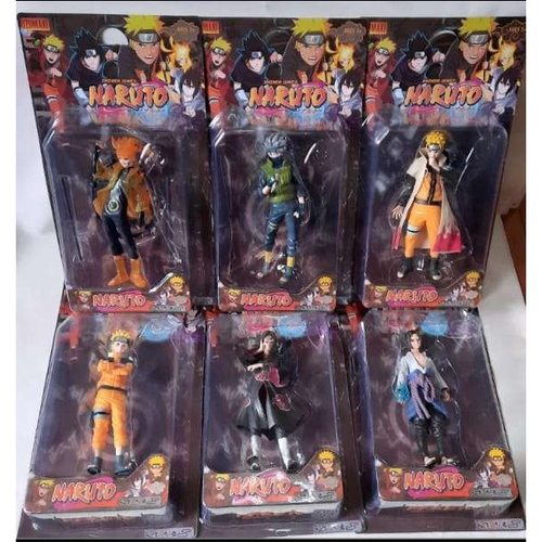 Kit 6 Mini Pop Naruto C Boneco Action Figure Monte - Escorrega o Preço