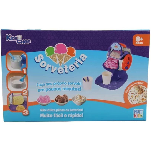 Máquina De Sorvete Infantil - Kids Chef - Sorveteria - Multikids