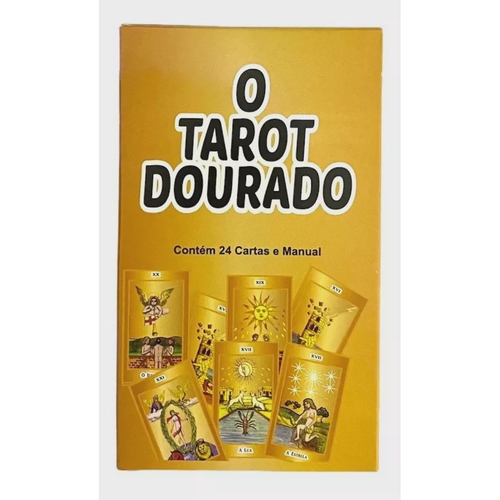 Baralho O Tarot Dourado Oráculo Deck 24 Cartas na Americanas Empresas