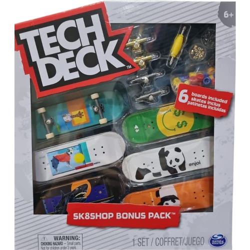 Skate de Dedo Tech Deck - Pack com 4 - Multikids - MP Brinquedos