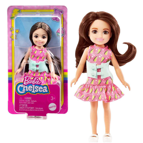 Caixa com 12 Unidades Boneca Barbie Loira Vestido Borboleta Mattel