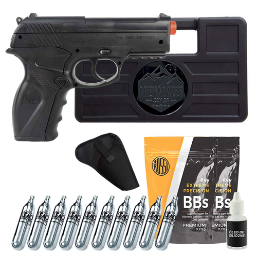 Pistola De Pressão C11 Co2 Rossi Wingun 6mm