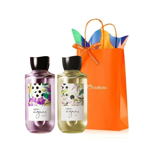 Kit Presente Feminino Natura 2 Colônias Perfume Águas Violeta e Lírio 170ml  cada em Promoção na Americanas