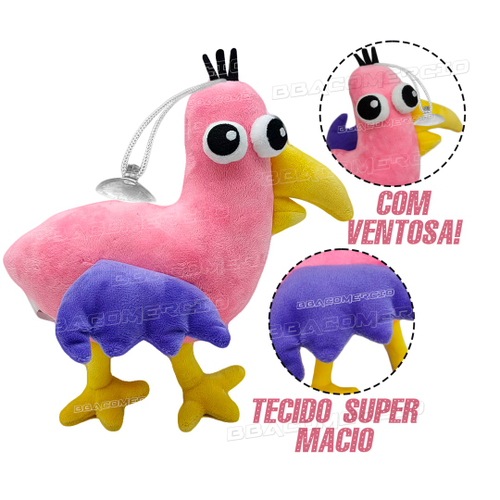 Jogo Garten of banban Brinquedos de pelúcia bonito pássaro rosa verde  brinquedo de pelúcia animal de pelúcia para crianças