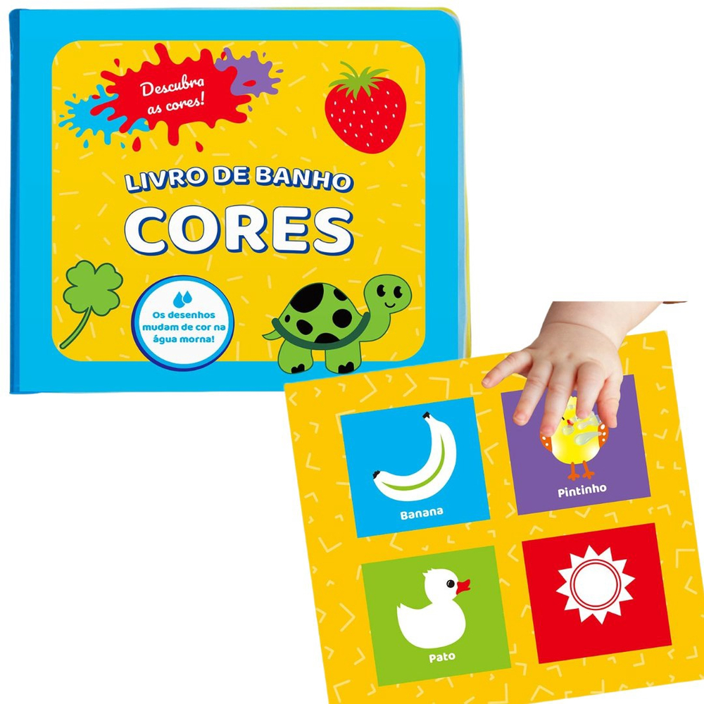 Livro de Banho Cores e Frutas 4+M Multikids Baby BB1139 - Ibyte