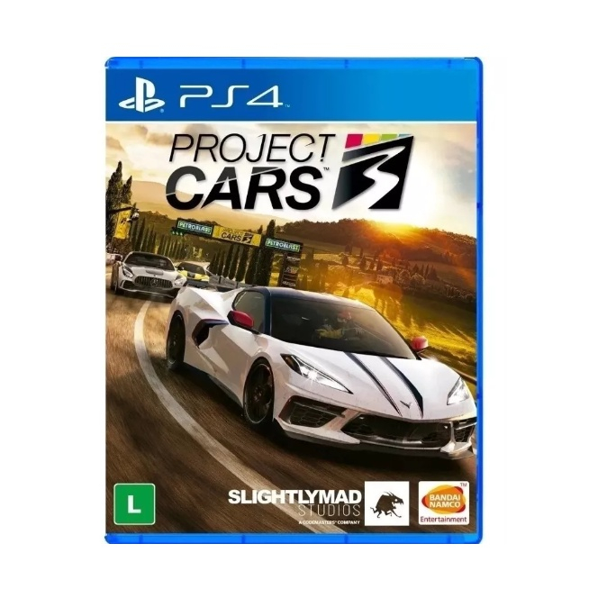 Jogo PS4 Corrida Project Cars 3 Mídia Física Novo Lacrado em Promoção na  Americanas