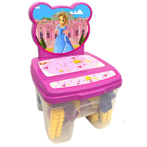 Cadeirinha de Brinquedo Infantil com Blocos de Montar - Wp Connect