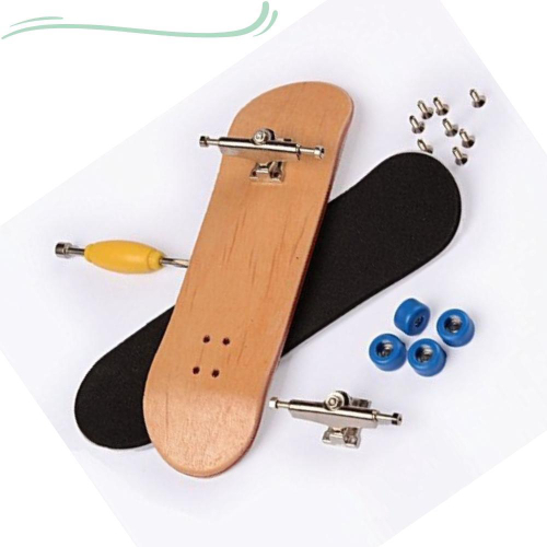 Skate Dedo Mini Kit 3 Fingerboard Brinquedo Presente Metal