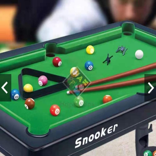 Jogo de Sinuca Infantil Snooker com Mesa Verde com Acessórios 33 x 24 cm em  Promoção na Americanas