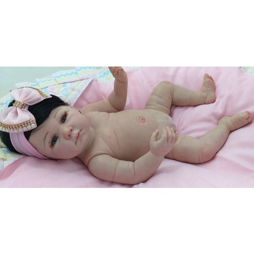 Bebê Reborn Boneca Silicone Hanna Promoção Pronta Entrega