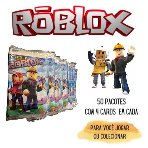 Roblox 400 Cards = 100 Envelopes De Figurinha - Cartinhas