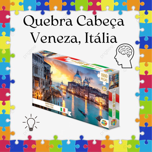 QUEBRA-CABEÇA 1000 PÇS - VENEZA, ITÁLIA