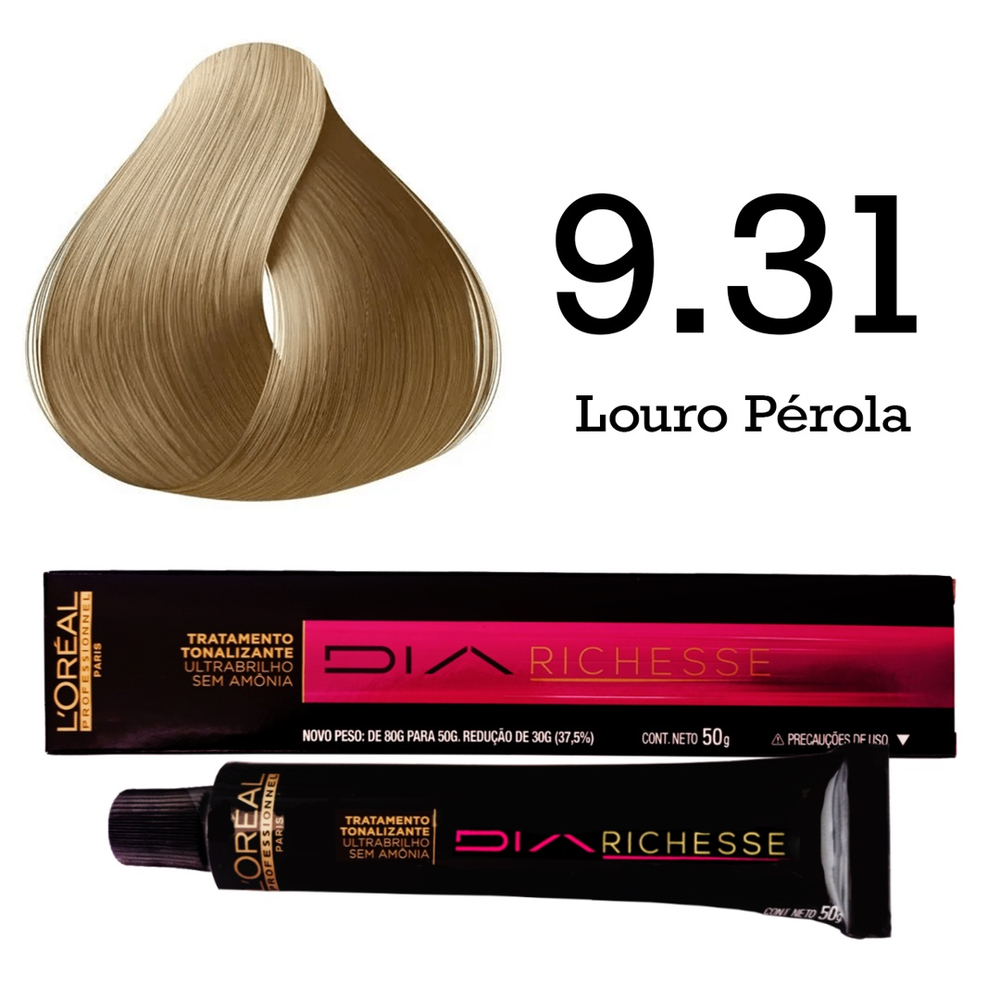 L'Oréal Pro Coloração Dia Richesse - 9.31 - 50Ml » Tintas »