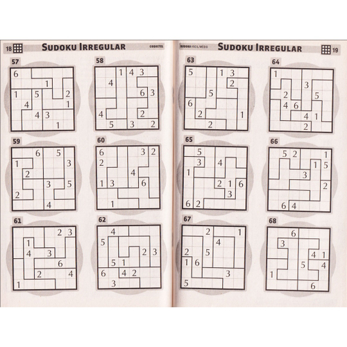 SUDOKU - ED 2 - NIVEL FÁCIL MÉDIO COQUETEL PASSATEMPO Vitrola