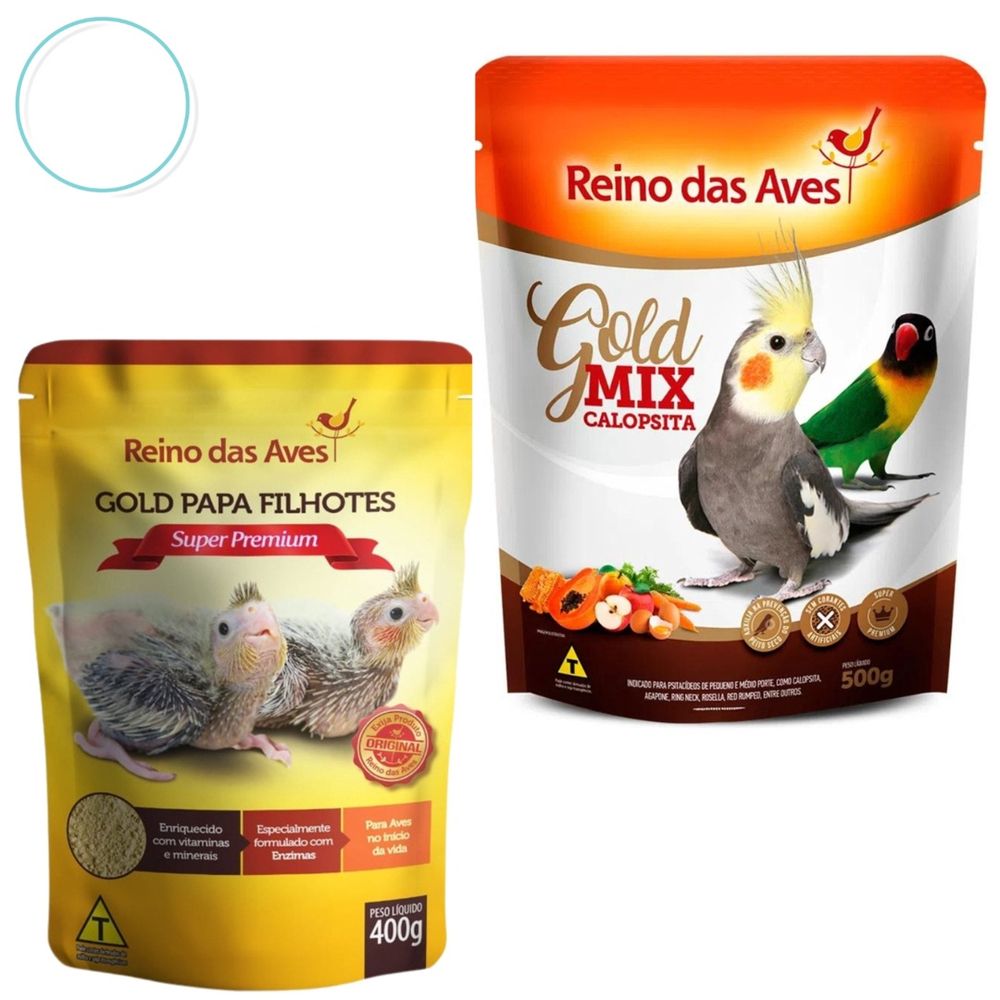 Ração Gold Papa Filhotes 400g Reino Das Aves