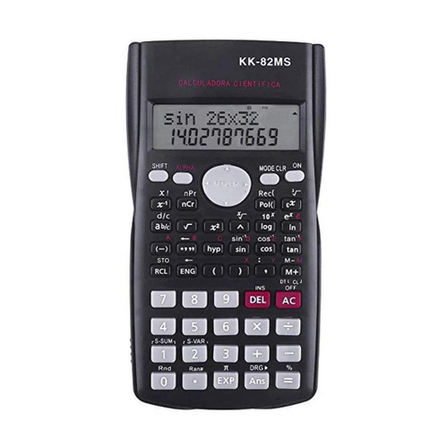 Calculadora Cientifica Caoyueo KK-82MS-D Com 240 Funçoes - Preto