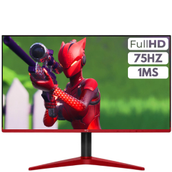 Monitor Gamer 22 Full HD LED 1ms 75Hz hdmi hq Moba 22GHQ75 Preto e vermelho é boa?