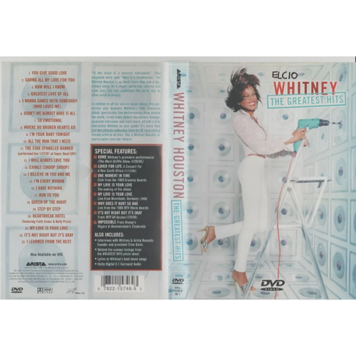 Whitney Houston The Greatest Hits DVD