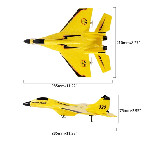 Avião Planador de Controle Remoto RC SU 35