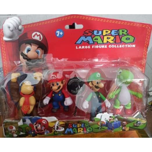 Kit C/5 Bonecos Super Mario Bros Game Brinquedos Crianças em Promoção na  Americanas