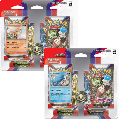 Jogo de Cartas Pack Pokémon Koraidon Escarlate e Violeta