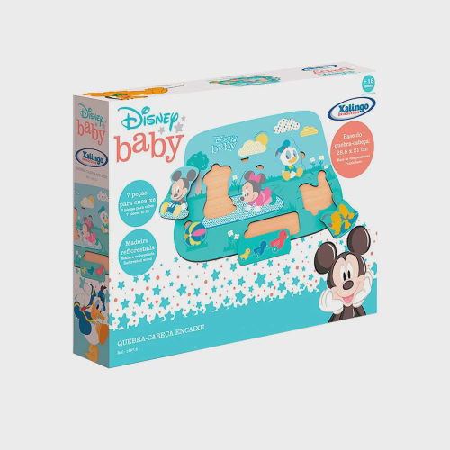 Quebra-Cabeça Encaixe Disney Baby Xalingo - xalingo