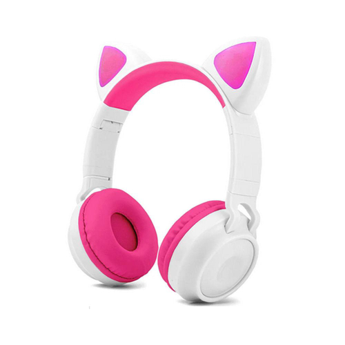 Fone Ouvido Headphone Com Fio Estéreo Orelha Gato Gatinho com Glitter  Infantil P2 ZAT-251 - BEST SALE SHOP