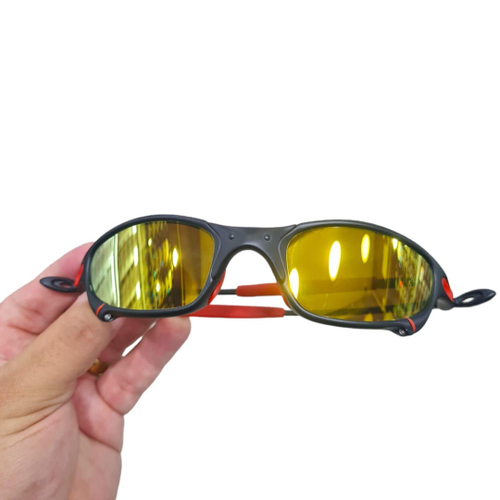 Oculos Oakley Juliet Xmetal Vermelha Double X Mandrake no Shoptime