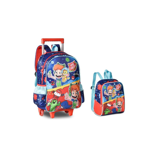 Mochila De Costas Escolar Infantil Gato Galáctico r - GATO GALÁCTICO